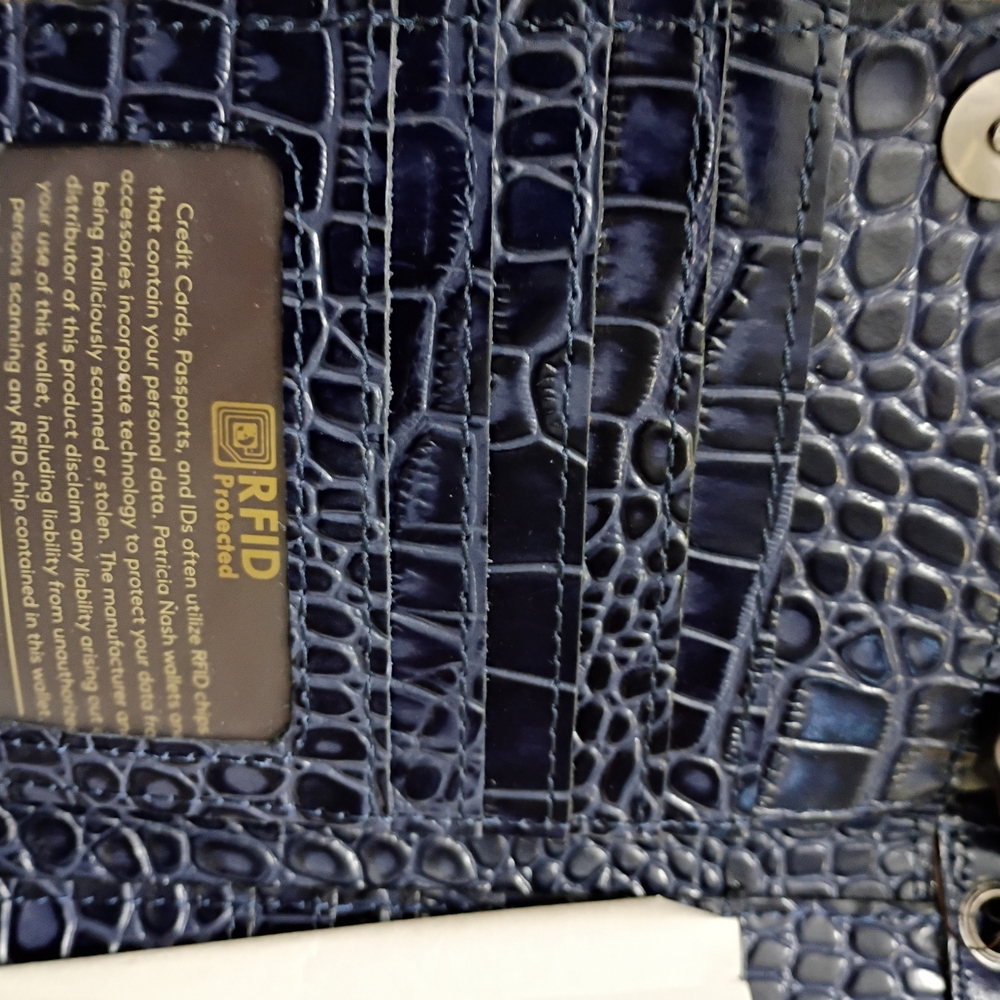 Patricia Nash Blue Leather Women Bag - Picture 4 of 8